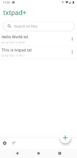 txtpad — Notepad for Android, Create txt files