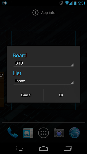 Android application Widget for Trello™ screenshort