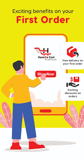 Android application HomZa Rider screenshort