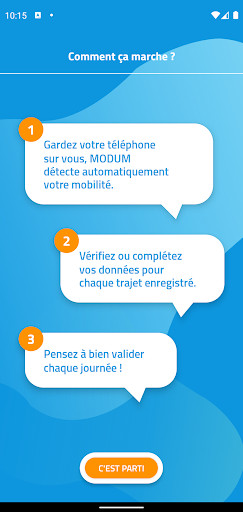 MODUM - Enquête Mobilité Screen 3
