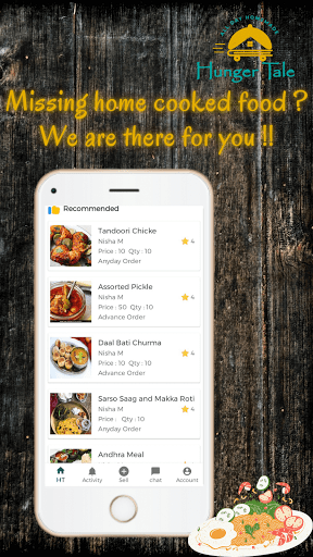 Android application Hunger Tale screenshort