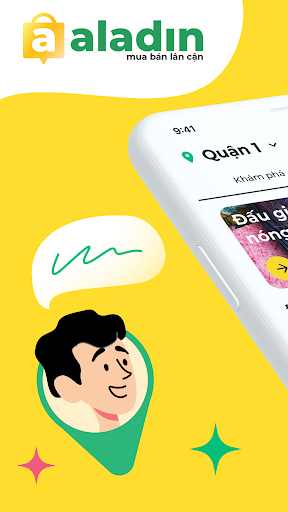 Android application Aladin - Mua Bán Lân Cận screenshort