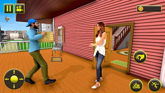 Pizza Delivery Games Sim 3D