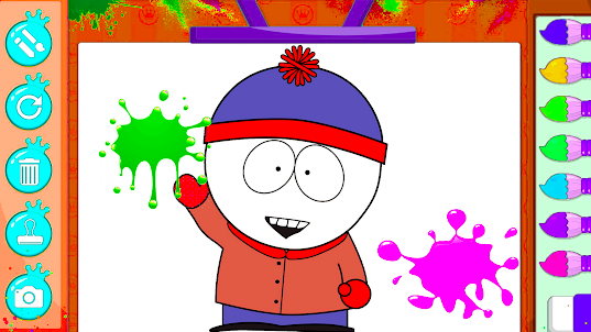South Park Kenny Coloring Game