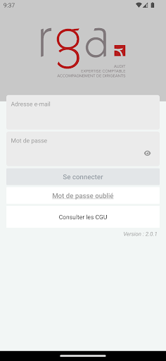Android application MyRGA screenshort