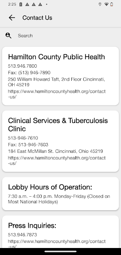 Hamilton County Public Health Screen 2
