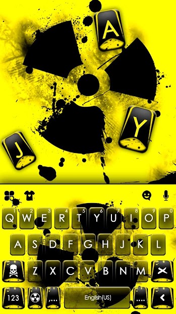 Screenshot 6 Radioactive Sign Teclado android
