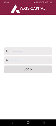 Android application Axis Capital Events screenshort