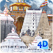 4D Char Dham Live Wallpaper