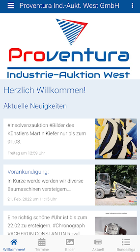 Android application Proventura Ind.-Aukt. West screenshort