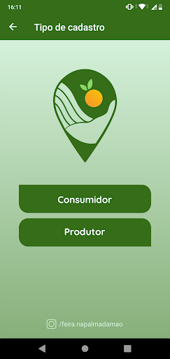 Android application Feira na Palma da Mão screenshort