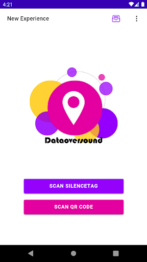 Android application Dataoversound screenshort