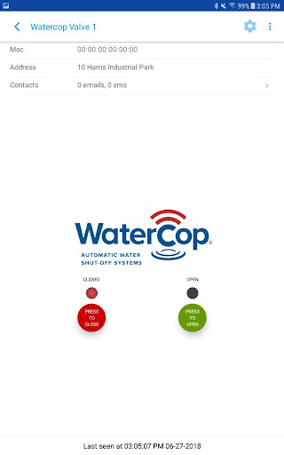 WaterCop Water Shut-Off Valve, Lead Free
