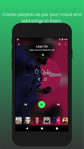 Android application Music Player & MP3: Bolt screenshort
