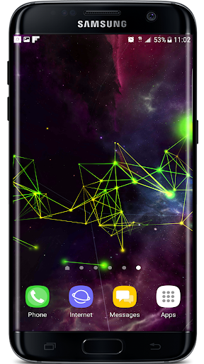 Particle Plexus Sci-Fi 3D Live Screen 2