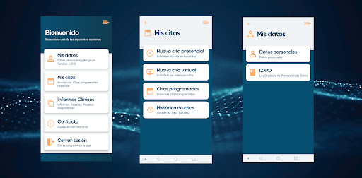 Android application VIRTUS Complutum Salud screenshort