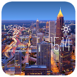 Atlanta weather widget/clock icon