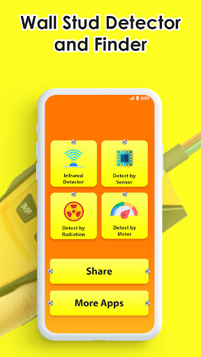 Android application Wall Stud Detector and Finder screenshort