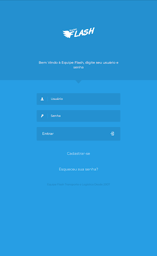 Android application Equipe Flash Motos - Cliente screenshort