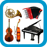 Music instrument sounds World icon
