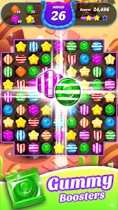 Gummy Candy Blast-Fun Match 3 Apk 2