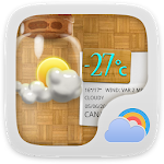 Cover Image of Download Bottle Free Theme GO Weather  APK