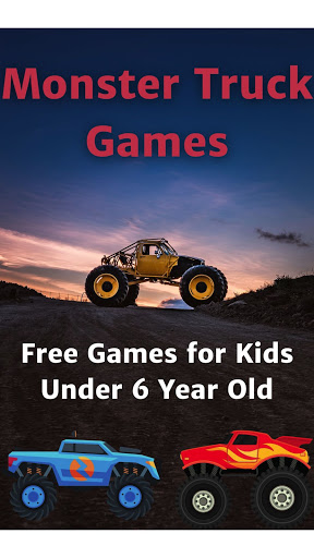Android application Monster Truck Games For Kids screenshort