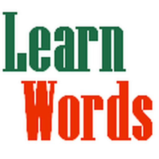 Learning words game for kids logo