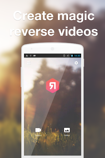 Android application ReverX - magic reverse video screenshort