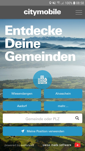 Android application citymobile screenshort
