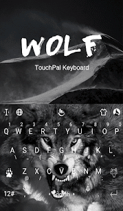 Wild Wolf Keyboard Theme For PC installation