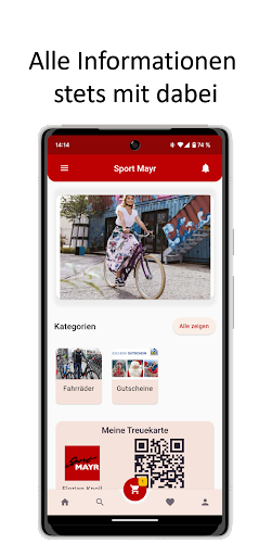Android application Sport Mayr screenshort