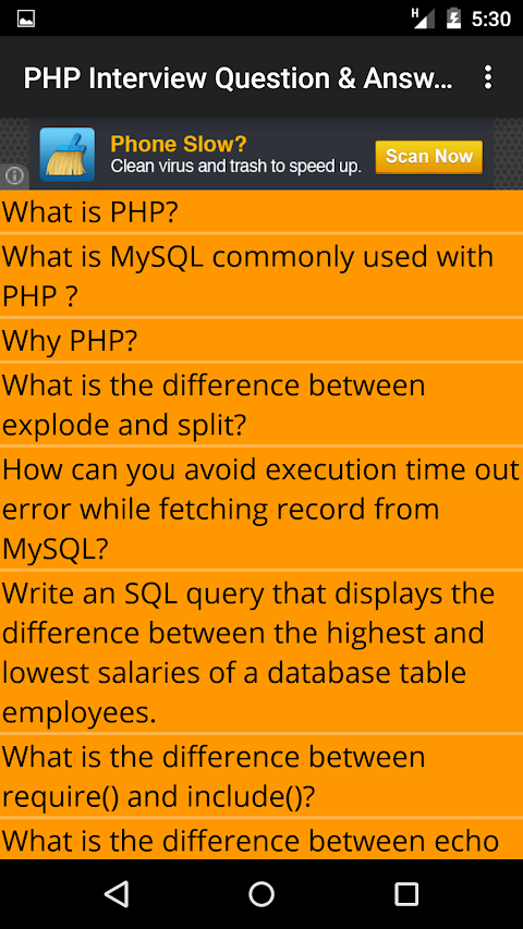 PHP Interview Question Answersのおすすめ画像1