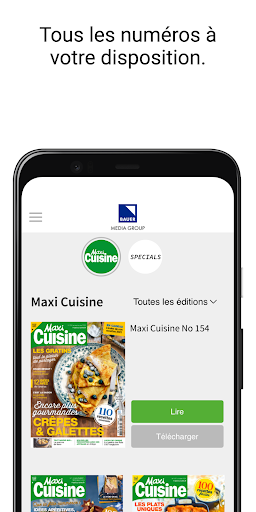 Android application Maxi Cuisine Magazine screenshort