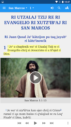 Android application K'iche' Bible (new orth) screenshort