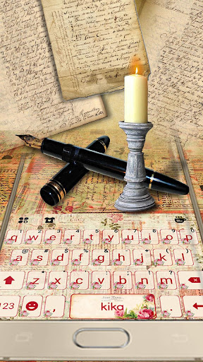 Vintage Love Keyboard Theme Screen 2