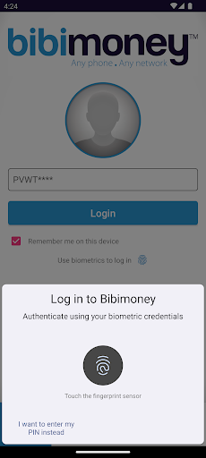 Android application Bibimoney UK screenshort