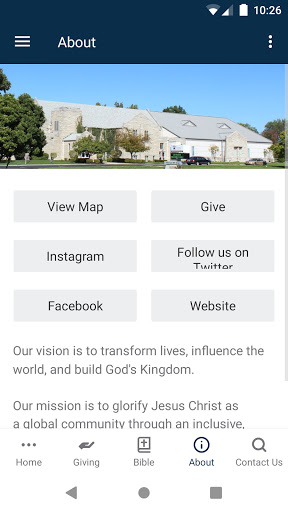 Screenshot of Kingdom Apostolic Ministries