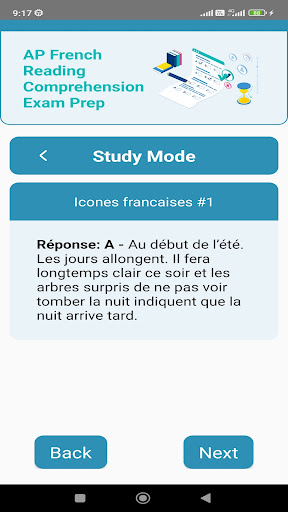 AP French Reading Exam Prep Screen 3