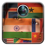 World Flag Face Photo Maker icon