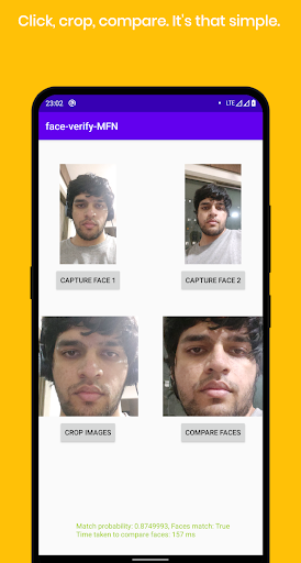 Android application Face Verify Demo screenshort