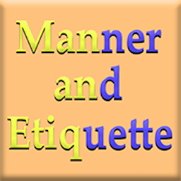 Ikonbilde Manner And Etiquettes