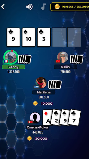 Android application POKER: Omaha Holdem Game screenshort