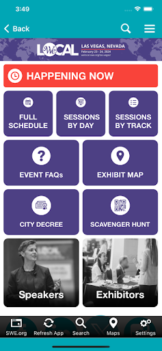 SWE Events Screen 2