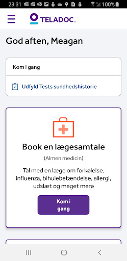 Android application Teladoc screenshort
