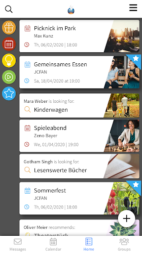 Android application JCFAN screenshort