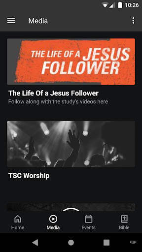 Thompson Station Church App Screen 2