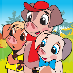 Дүрс тэмдгийн зураг Three Little Pigs: Kids Book