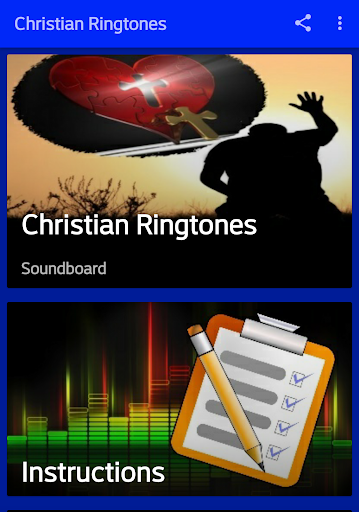 Android application Christian Ringtones screenshort