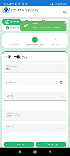 E Reservasi RSUD Malingping